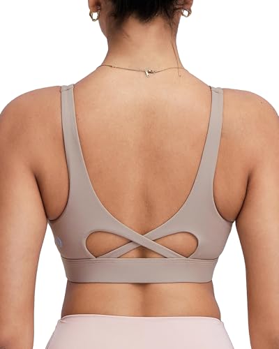 Image of RUNNING GIRL Sports Bra for Women High Support, Molded Cup High Impact Sports Bras with Sewn in Pads Workout Running Bra