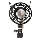 Universal MicróFono Soporte, MicróFono Universal Soporte de Soporte, Soporte Universal para MicróFono, Bloqueo Profesional Soporte Micrófono, para Superficie Tubo MicróFonos Soporte Shockmount