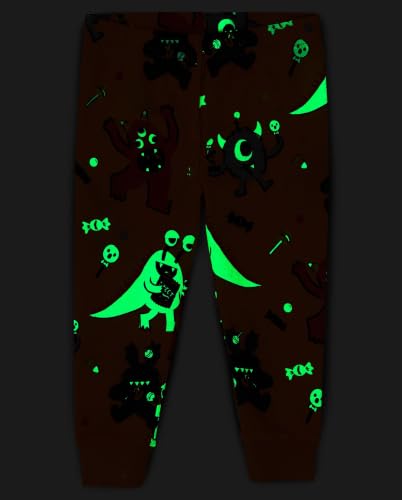 Image of The Children's Place Baby and Kids' Sibling Matching Halloween and Holiday Pajama Sets, Cotton