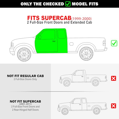 Estribos laterales Tuxtreme para Ford Ranger 1998-2011 miniatura 6