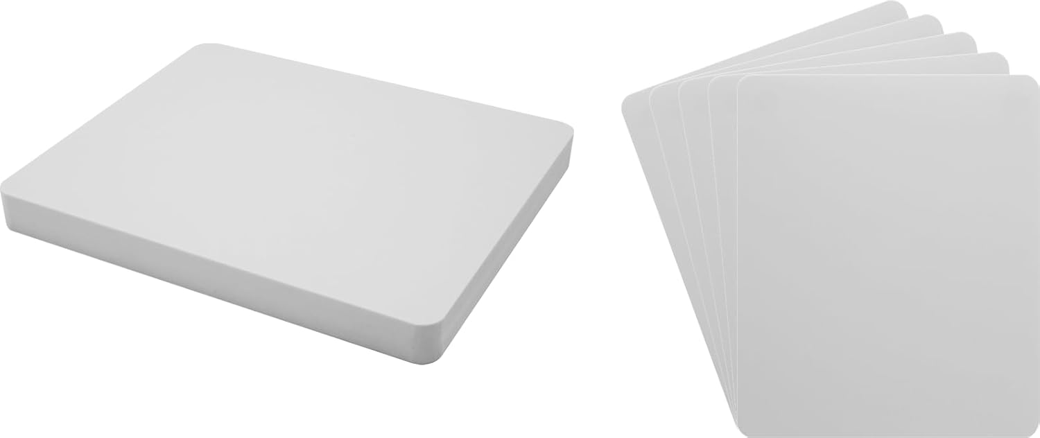 (30) White Standard 20mil Tall CD Jewel Box Divider Cards - 5-5/8" x 6-3/4" - CDNS68WH20