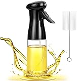 【Material a Prueba de Alimentos】: La seguridad y el dispensador de aceite saludable están hechos de PP y PET seguros para alimentos. Nuestras botellas de rociado de aceite de plástico son libres de BPA, de forma segura y ecológica. La botella del dispensador de aceite también es muy fácil de sostener.