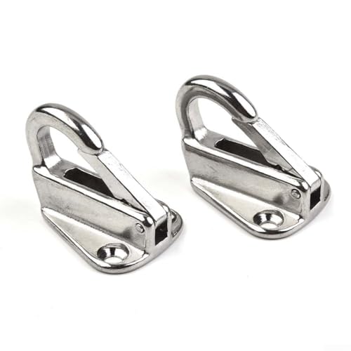 Aspetto elegante e moderno: i ganci per parafango sono lucidati, dando loro un aspetto elegante che si abbina perfettamente alle moderne moto d'acqua. Aggiungono un tocco estetico alla tua barca o yacht mantenendo la funzionalità.