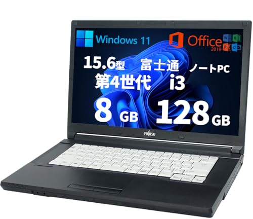 yςݕiz m[gp\R FUJI TSU I胁[J[ CPU:4Core i3ȏ 8GB SSD128GB Windows11 Office2019 ݑΖ dp wKp ݒ 15.6^