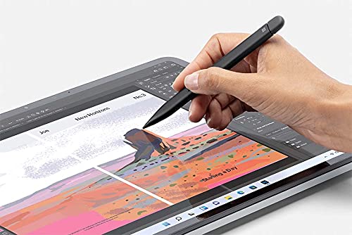 Surface Slim Pen 2 – Compatible With Surface Pro 8/Surface Pro X/Surface Laptop Studio/Surface Duo 2, Touchscreen Tablet Pen With Haptic Motor Sensation, Real-Time Writing, Pinpoint Accuracy #TOP1