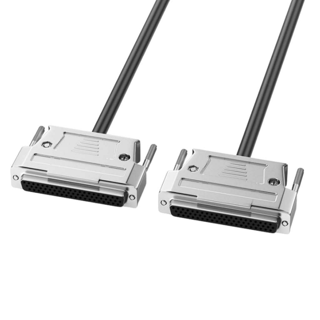 GMBYLBY SCSI Data Cord DB62 Male Female Connection Fast Data Transfer Cable 0.5-30M for Computer Scanners PDAs