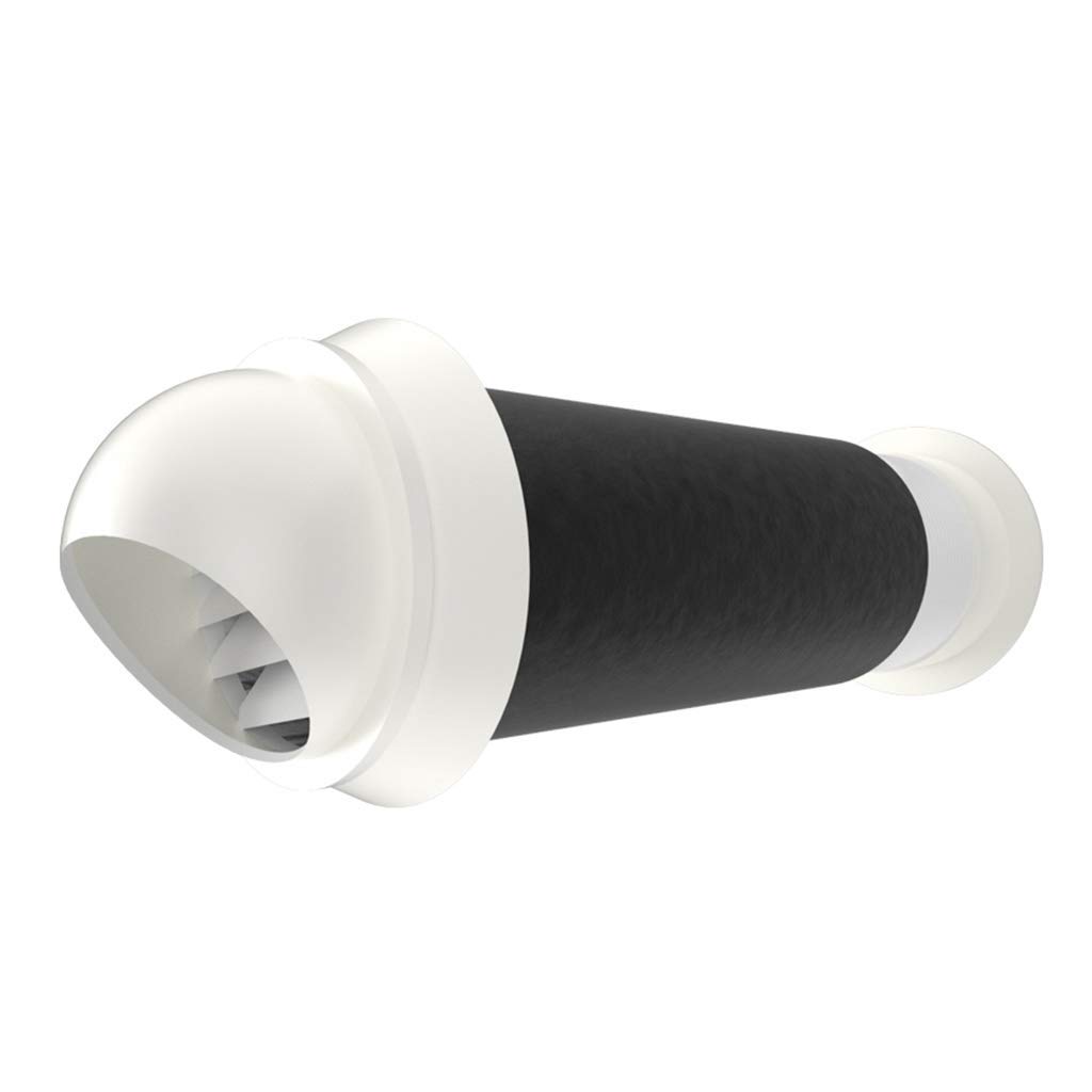Chimney Cowl,ABS Integrated Exterior Wall Hood Windshield Rain Cap Hood External Wall Outlet (Size : 75mm)-image-24