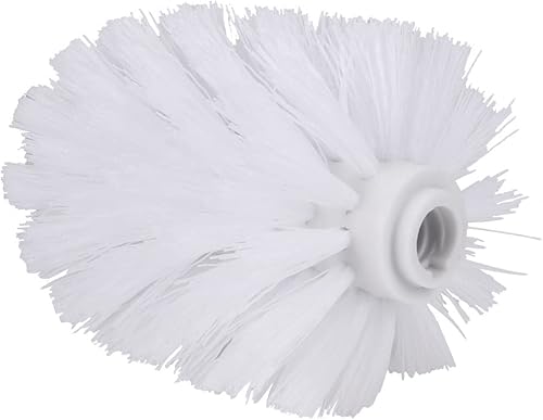 Miniatura 2 de Faddare 2 cabezales de repuesto de cepillo de inodoro, cabezal de cepillo de repuesto de plástico, cabezal universal redondo en forma de bola,