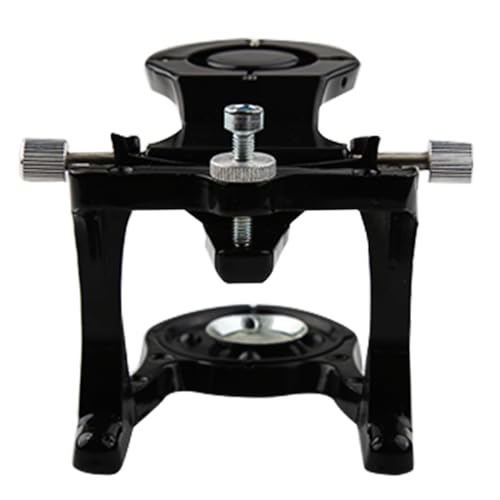 Image of Dental Magnetic Articulator Black Adjustable Denture Articulator Dental Lab Instruments Small Size Type A Articulator for Clinic, Dentists and Student (Black)