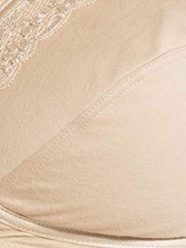 Image of Jockey ES19 Women's Wirefree Non Padded Super Combed Cotton Elastane Stretch Full Coverage Plus Size Bra with Lace Styling and Adjustable Straps