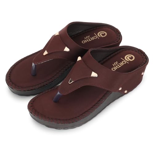 Image of ORTHO JOY doctor Footwear for women||Sandal For Women || Orthopedic Women's Fancy Slipper For Women