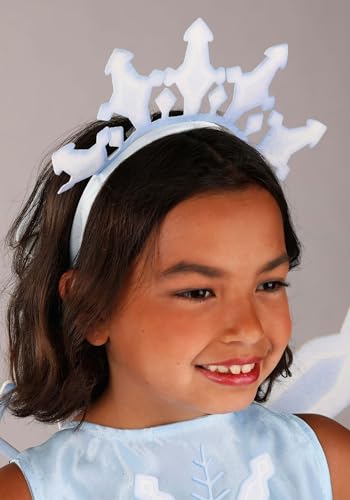 Disfraz completo niña copo de nieve brillante miniatura 3