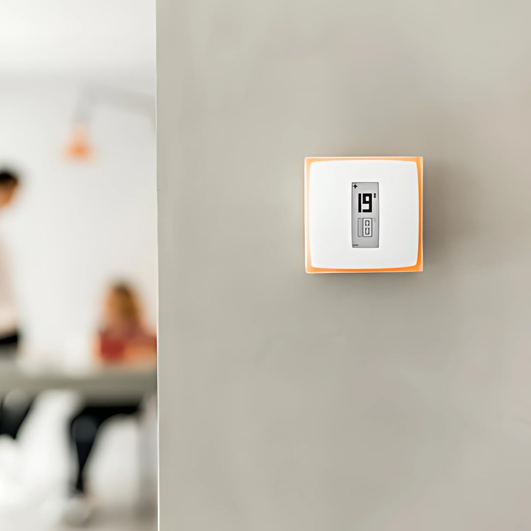 Netatmo NTH-PRO Thermostat Intelligent pour rendre le chauffage connecté compatible chaudières et pompe à chaleur