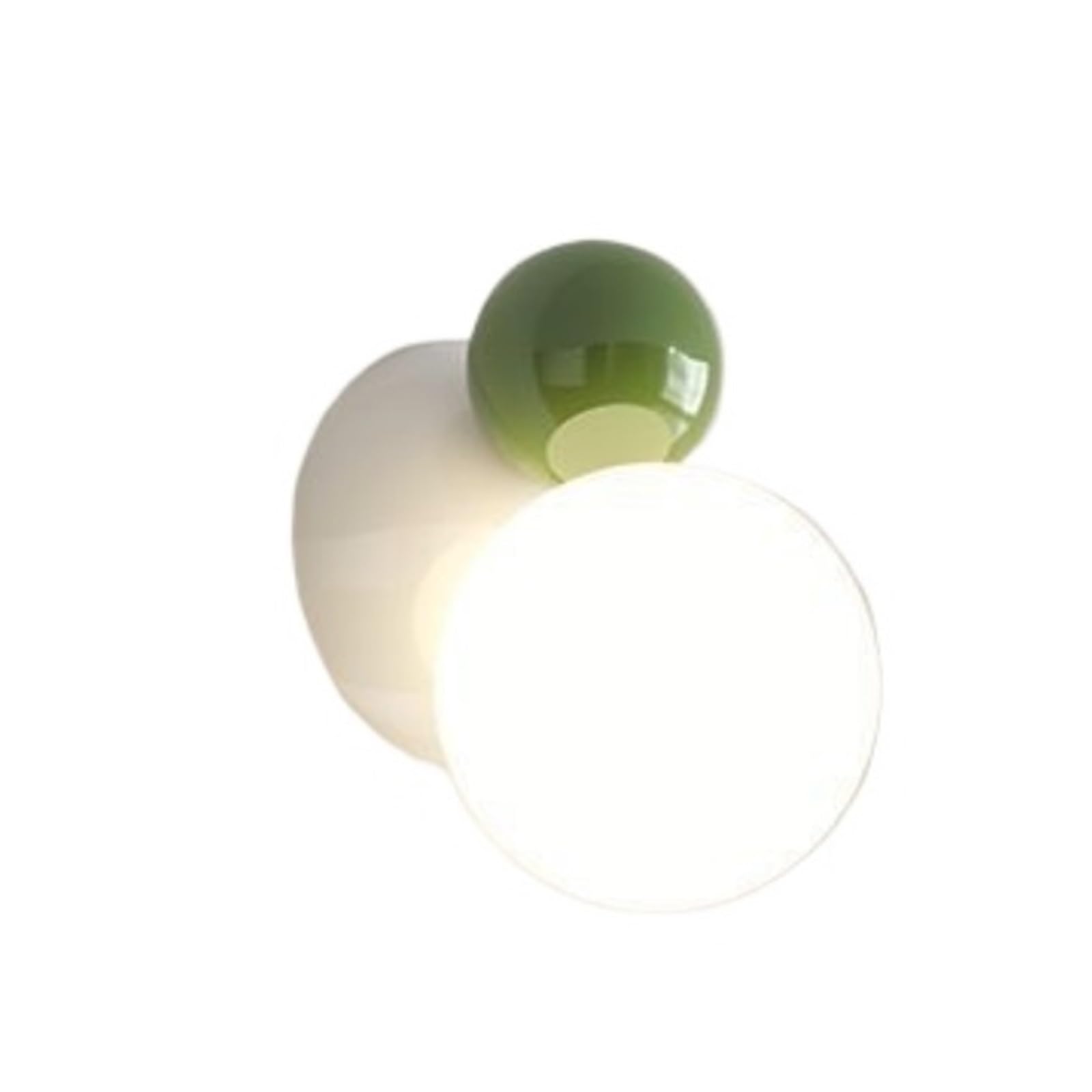 GDBAGKDQK Lovely LED Wall Light Red Green White Metal Children's Room Lamps Parlor Office Aisle Stairs Sconce Acrylic Ball Bright Lights