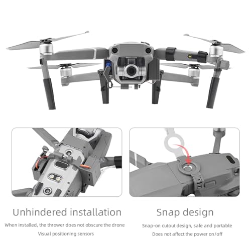 Système de Largage de Drone pour Mavic 2 Pro Zoom, Léger et Sûr, Transport de Utile, Libération de Chute pour Ligne de Pêche, Libération D'appât, Sauvetage de Mariage