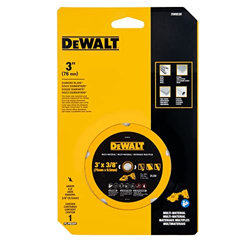 DEWALT Cut Off Wheel, 3", with Fine Finish, Ultra Sharp Carbide (DW8530) - image 2