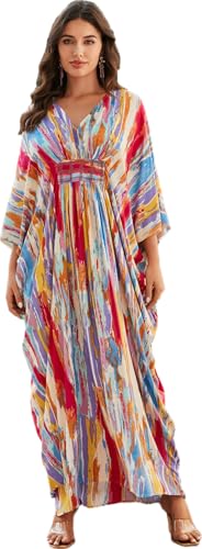 RanRui Women Beach Cover up Caftan Loungewear Swimsuit Cover Up Kaftan Dress