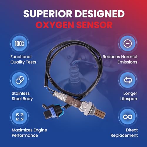 Sensor de oxígeno MOCA 234-4066 para Chevrolet, Pontiac y Saturn miniatura 2