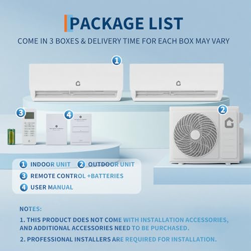 Mini Split System Outdoor and Indoor Units