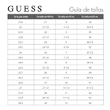 GUESS Women's Loven Sneaker, Black Multi, 5 UK - 7