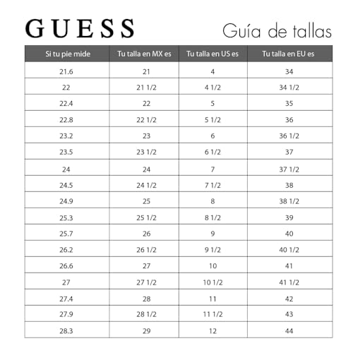 GUESS Women's Loven Sneaker, Black Multi, 5 UK - 7