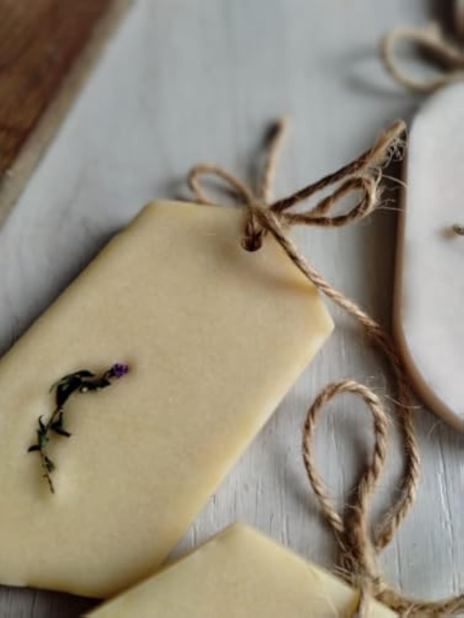 Handcrafted Wax Tablets with Dried Flowers