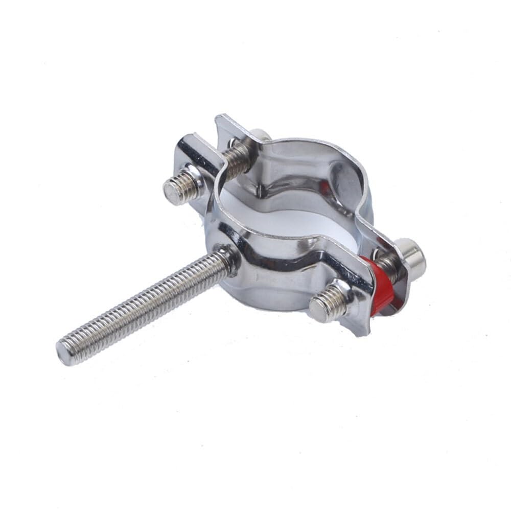 with M8 Screw Rod 50mm Fit 15-219mm OD Tube 304 Stainless Steel Pipe Hanger Bracket Clamp Suppoert Clip Homebrew(Fit 102-108mm OD Tub)