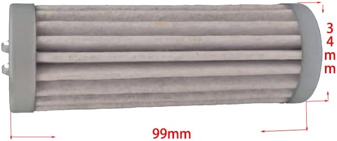 4pcs MIA881446 transmission hydraulic oil filter, compatible with John Deere Z925A Z925M Z930A Z930M Z930R Tractor, Replaces 187Q0699150 AM131102