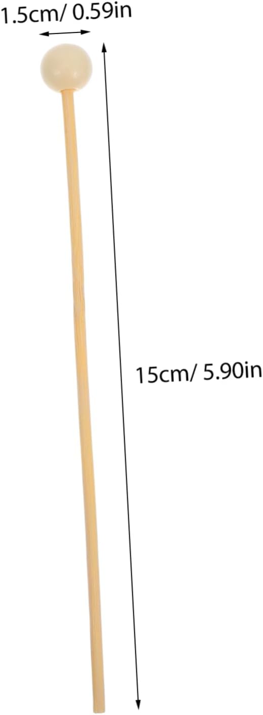 200 Piece Ball End Wooden Lollipop Sticks for Candy Making
