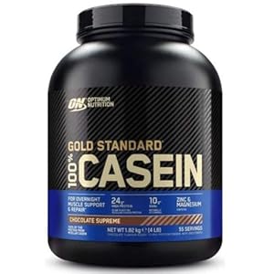 100% Casein Gold Standard 1820gr Vanille