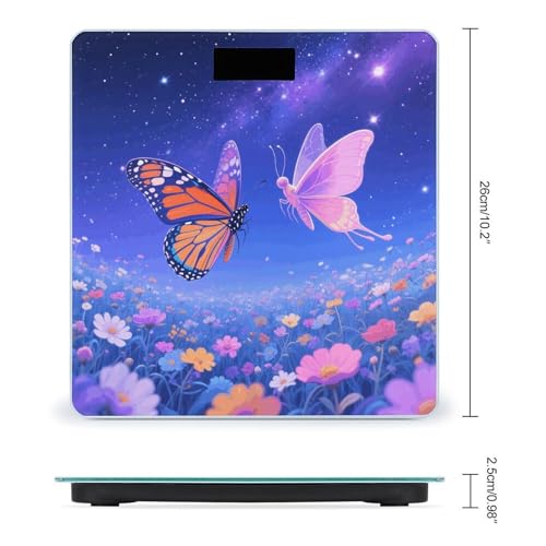 Báscula Digital Negra y Dorada de Mármol para Baño miniatura 2