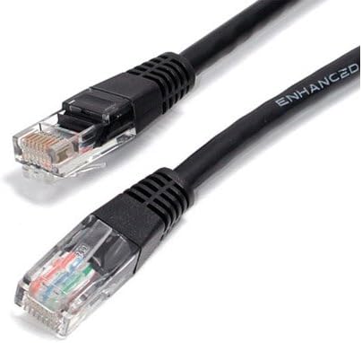 Aptii CAT 6 Network Cable. Ethernet LAN 10/100/1000 Gigabit Patch Lead Black 5m