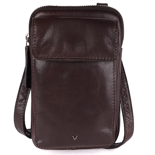 Genuine Leather Small Crossbody Bags For Women Cell Phone Purse, Trendy Casual Bag with Adjustable Strap