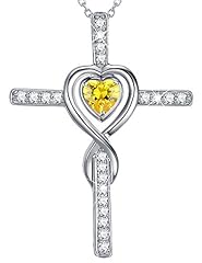 L. November Birthstone Citrine Necklace