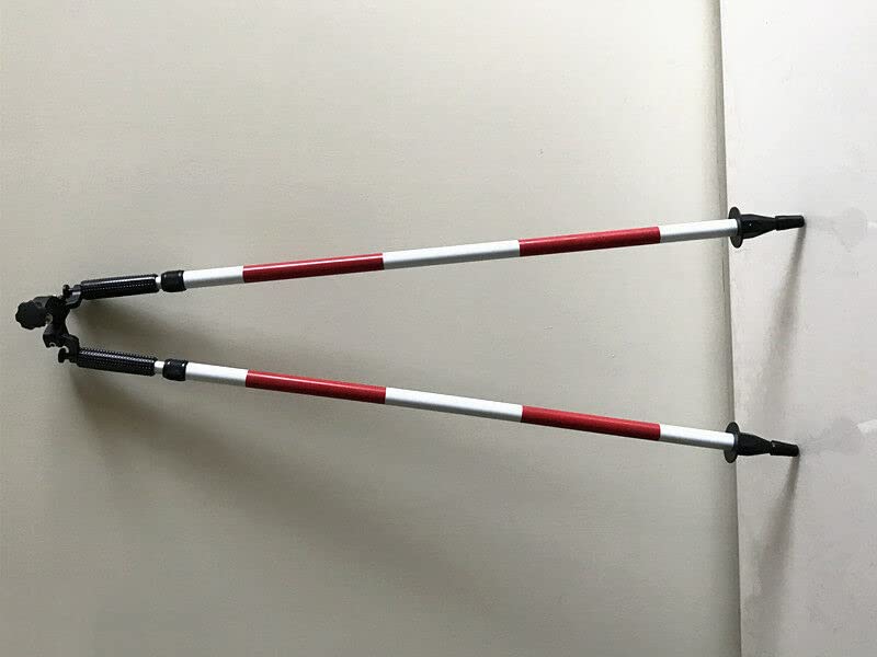 2 PCS Thumb Release BIPOD for Prism Pole Total Station GNSS Surveying