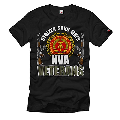 T-shirt NVA Veteran noir X-Large pour honorer un héritage familial