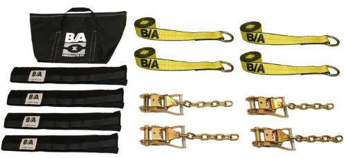 BA Products 38-KITD12 Soft Tie Down Kit with 12' Straps for Rollback Wrecker