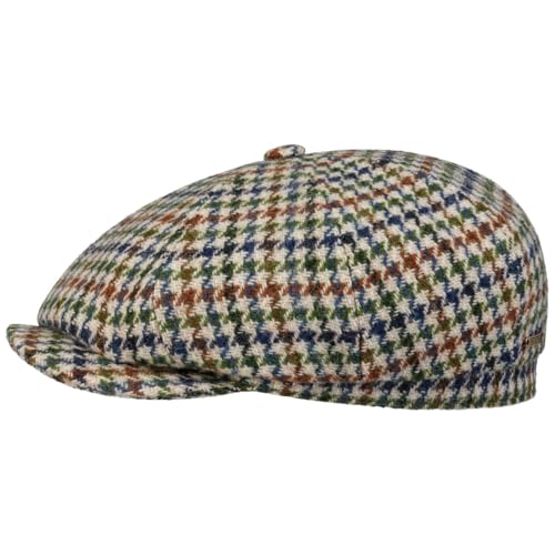 Casquette Stetson Hatteras contre le froid hivernal en Harris Tweed imperméable