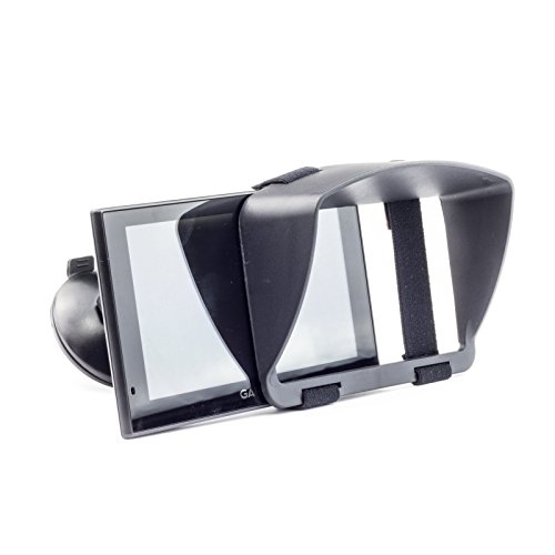 Digicharge 6 Inch Gps Sun Shade For Garmin Drivesmart 66 60 Drive 61 61Lm Rv 660 Fleet 670 660 Tread Zumo Xt Tomtom Go Comfort 6’’ Supreme 6’’ Via 1625 Go 62 Trucker Night Anti Reflection Sun Visor #TOP4