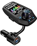 Tecnología de Carga Rápida: Tanto el conductor como el pasajero se benefician de la carga simultánea de alta velocidad gracias a los 2 puertos USB. Con los puertos USB QC3.0 (5V / 2.4A) presentes en el adaptador Bluetooth Guanda, puede cargar completamente sus dispositivos en poco tiempo. La potencia del transmisor proviene del encendedor de cigarrillos, es adecuado para la mayoría de los automóviles.