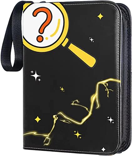 Trading Card Binder with Sleeves, Card Binder Collect Album, Holds Up to 480 Cards with 60 Removable Page, Carrying Case Binder Album, Book Folder Storage Organizer for Boys Girls
