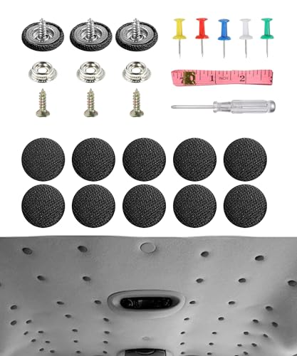 Flaconi 65PCS kit riparazione cielo auto,cielo auto scollato rimedi fai