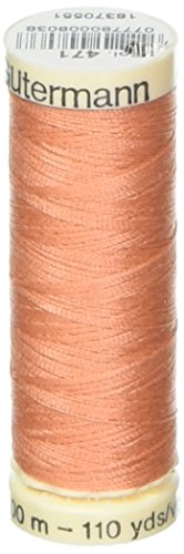 Hilo Gutermann Sew-All 110 yards Naranja Oscuro miniatura 1