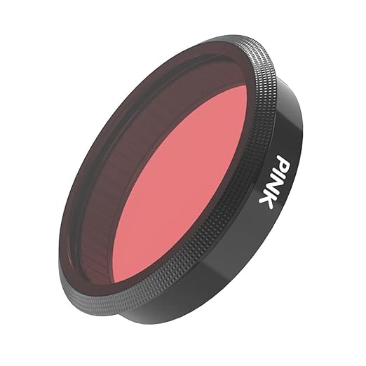 SECRET DESIRE Waterproof Sports Camera Lens Protective Filter for D.J.I Osmo Action Pink