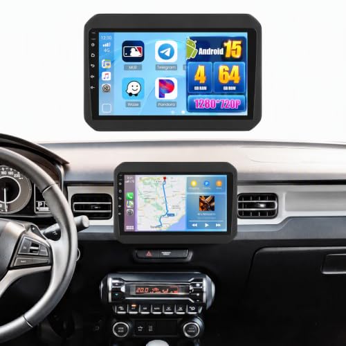 Android 15 Car Stereo for Suzuki Ignis 2016-2020 9" in-Cell Touchscreen
