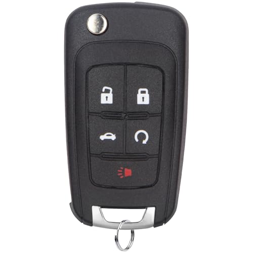 Car Key Fob Keyless Entry Remote Compatible with Chevy Cruze/Camaro/Impala/Equinox/GMC