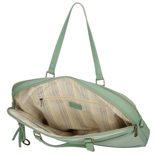 Pepe Jeans Morgan, Borse Da Donna E Accessori Da Viaggio, In Similpelle Beige, Nera E Verde, Di Joumma Bags - 5