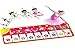 EXTSUD Klaviermatte,Kinderspielzeug Geschenk für Jungen Mädchen,Kleinkind Tanzmatten,Baby Spielzeug ab 1 Jahr Geschenk, Mädchen Instrumenten Klaviertastatur Keyboard Musikmatte