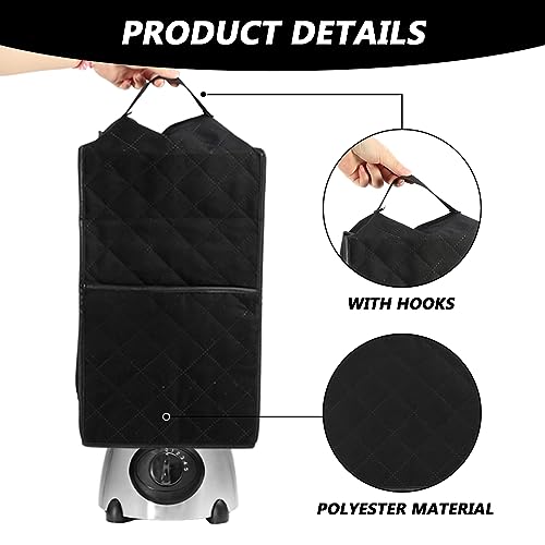 Funda para licuadora con bolsillo y asa, negra miniatura 6