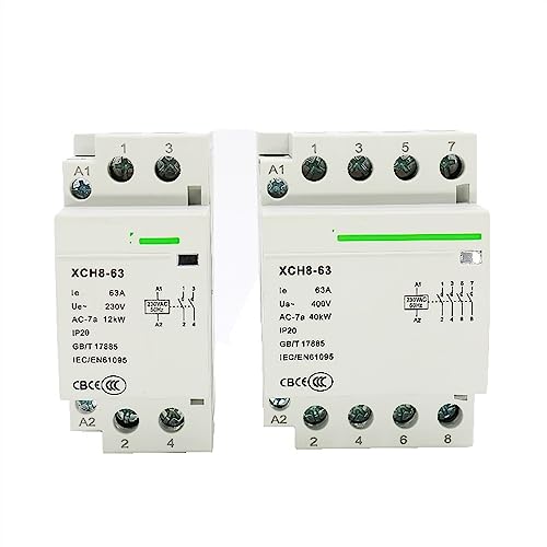 Contacteur modulaire rail DIN 230V 32A 2NC interrupteur commande tableau electrique - 6